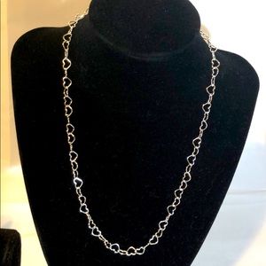 🆕 Sterling silver heart chain necklace